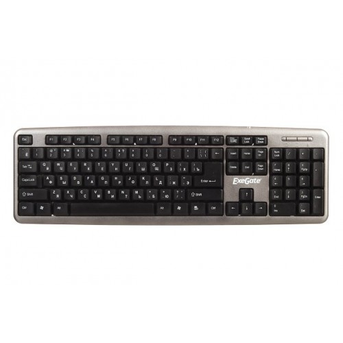 Клавиатура Exegate LY-401 silver 