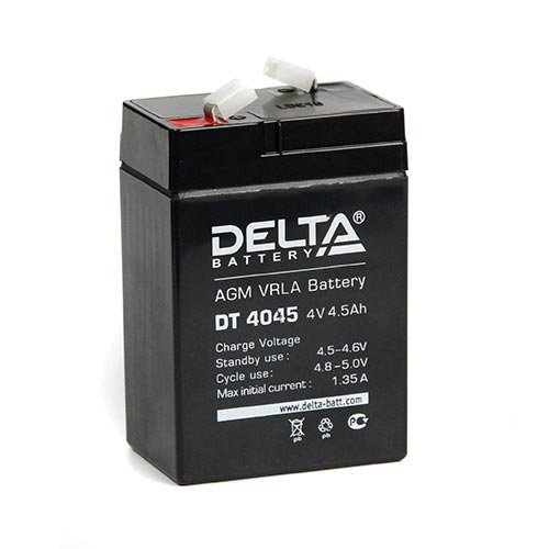 Аккумулятор DELTA DT4045, 4V 4,5Ah