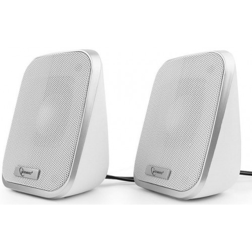 Акустическая система 2.0 Gembird SPK-100-W белый