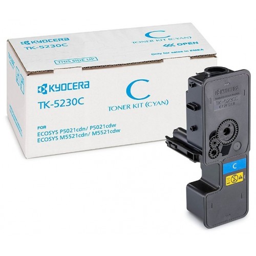 Тонер-картридж Kyocera TK-5230C для Kyocera P5021cdn/cdw/M5521cdn Cyan (2200 стр.)