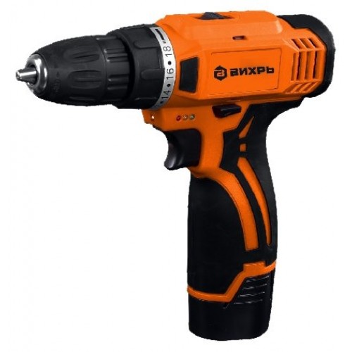Дрель-шуруповерт аккумуляторная Вихрь ДА-12Л-2