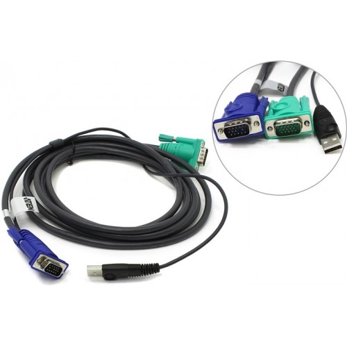 Комплект кабелей ATEN мон+клав+мышь USB 2L-5203U