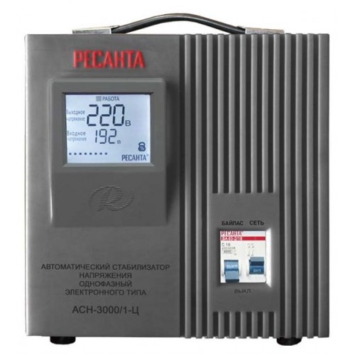 Стабилизатор напряжения Recanta АСН-3000Н/1-Ц 