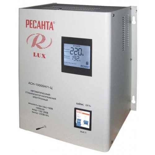 Стабилизатор напряжения Resanta АСН-10000 Н/1-Ц (63/6/18)