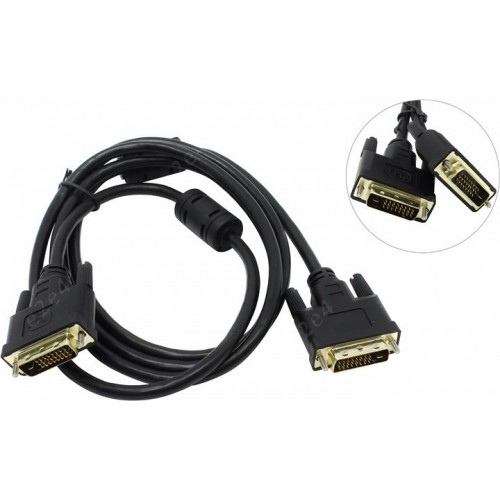 Кабель DVI-D(25M)-DVI-D(25M) Exegate 1.8m черный (EX191094RUS)