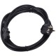 Кабель питания Gembird/Cablexpert PC-186-VDE-3M, 3м, Schuko- C13, VDE, 10А, черный, с заземлением