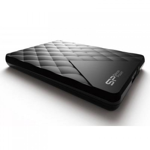 Внешний накопитель HDD 1000 Gb USB 3.0 Silicon Power Diamond D06 2.5" черный (SP010TBPHDD06S3K)
