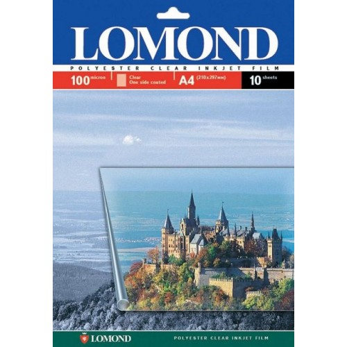 Плёнка Lomond для струйных А3, 50 листов, прозрачная 100мкр (0708315)