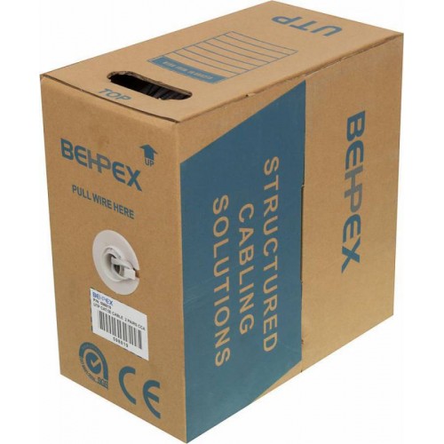 Кабель UTP 5e 2 пары Solid, AWG26 CCA, 305м 