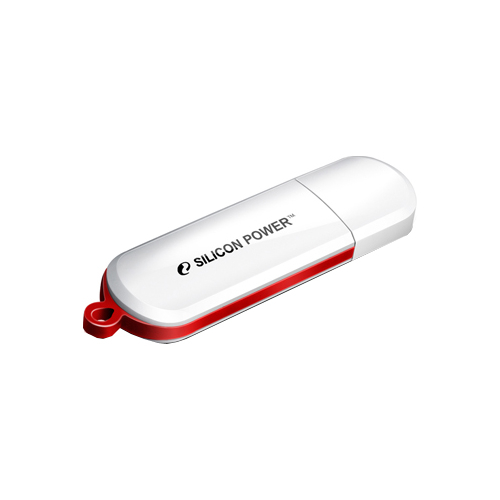 Накопитель USB 2.0 Flash Drive 64Gb Silicon Power LuxMini 320 White (SP064GBUF2320V1W)