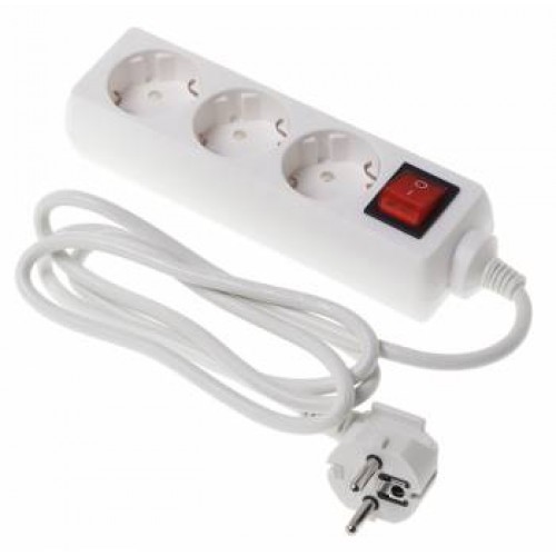 Удлинитель Buro BU-PS3.1/W White (3-розетки/1.5m) (BU-PS3.1/W)