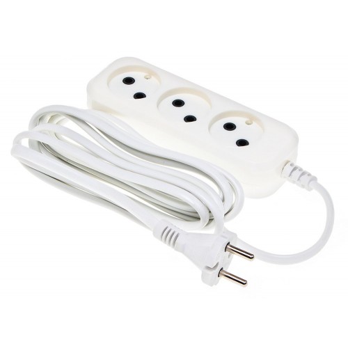 Удлинитель Buro BU-PSL3.3/W White (3-розетки/3m) (BU-PSL3.3/W)