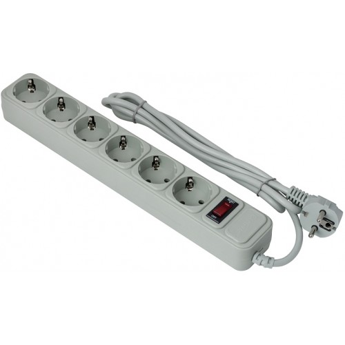 Фильтр сетевой ExeGate SP-6-3G Gray (6-розеток/3m) (EX119392RUS)