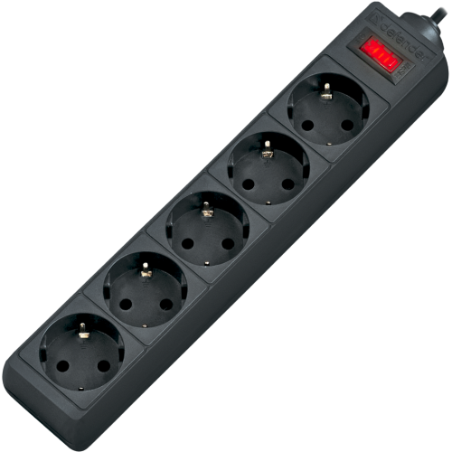 Сетевой фильтр Defender ES Чёрный