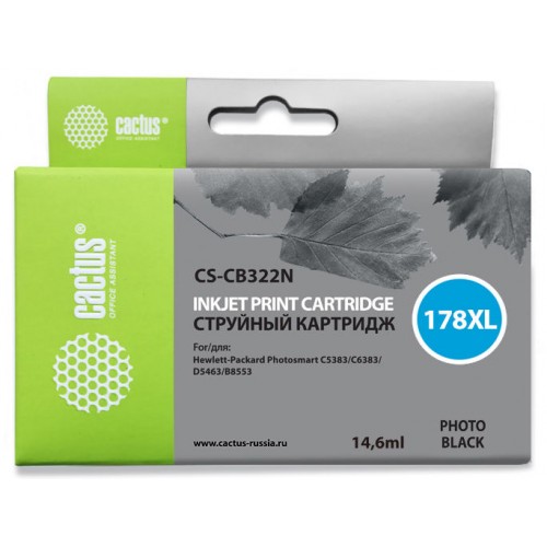 Картридж CACTUS CS-CB322N(CS-CB322) для PS B8553/C5383/C6383/D5463 черный