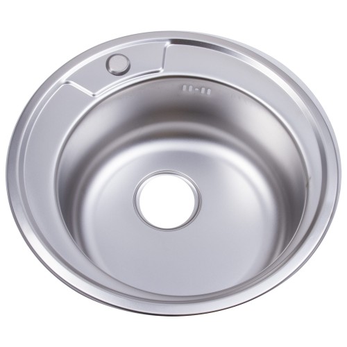 Мойка врезная Maidsink Kiba 49 см цвет хром, нержавеющая сталь