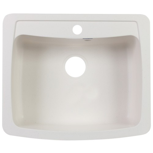 Мойка врезная Granfest GF-S, 60.5х51 см, глубина 20 см, цвет белый