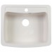 Мойка врезная Granfest GF-S, 60.5х51 см, глубина 20 см, цвет белый