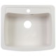 Мойка врезная Granfest GF-S, 60.5х51 см, глубина 20 см, цвет белый