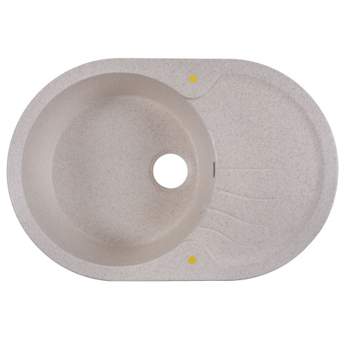 Мойка врезная Dr.Gans Берта 76х51 см композит/мрамор, цвет терракот