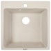 Мойка врезная Ewigstein Gerd 51х51 см цвет бежевый, кварц