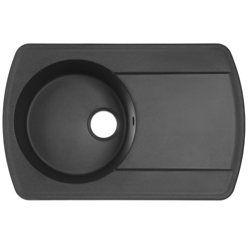 Мойка Delinia FG 77х50 см, глубина 19 см, цвет антрацит