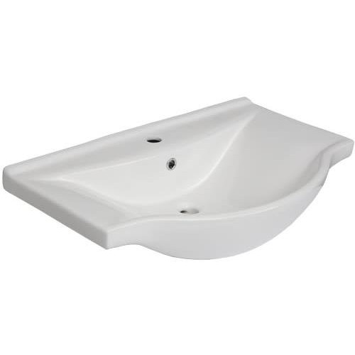 Раковина для тумбы «Мерлин 80», овал, фаянс