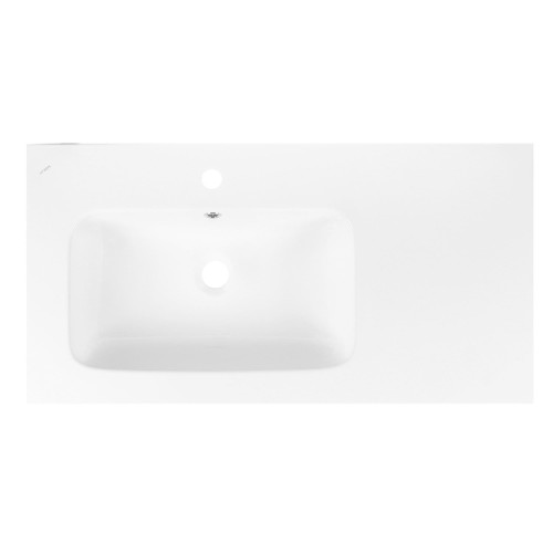 Раковина «Эйфория», левая, 90 см, эмалированная керамика, цвет белый