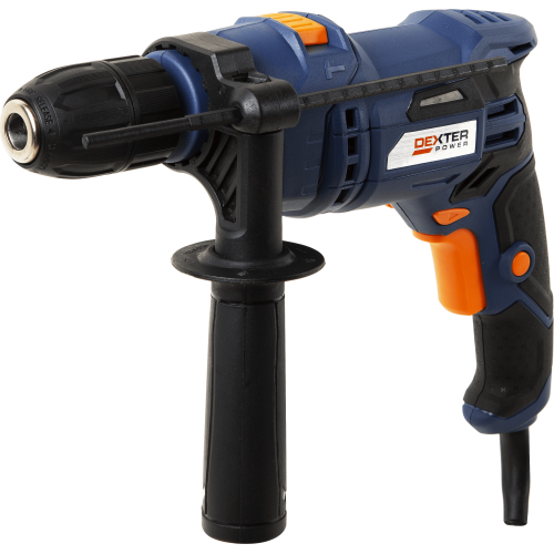 Дрель сетевая ударная Dexter 650 Вт