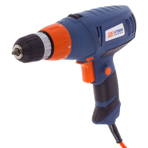 Дрель сетевая безударная Dexter  350 Вт