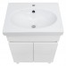 Тумба под раковину напольная Sensea «Лайн» 60 см цвет белый