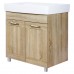 Тумба для ванной комнаты напольная «Клио-М» 80 см цвет дуб сонома