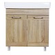 Тумба для ванной комнаты напольная «Клио-М» 80 см цвет дуб сонома