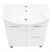 Тумба под раковину напольная Лагуна «Глория» 75 см цвет белый