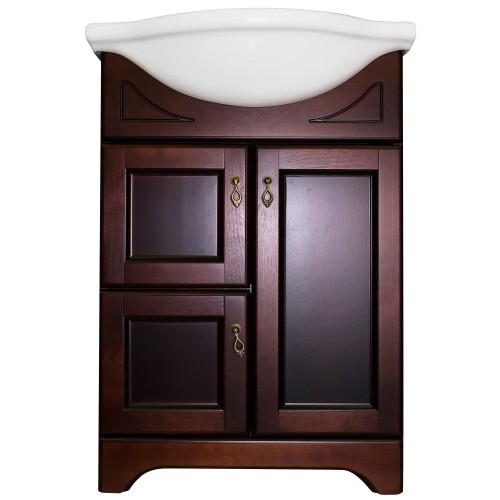 Тумба под раковину напольная O-mebel «Retro» 60 см  цвет орех