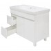 Тумба под раковину напольная Sensea «Лайн» 90 см цвет белый