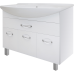Тумба под раковину напольная Sanflor «Палермо» 105 см цвет белый