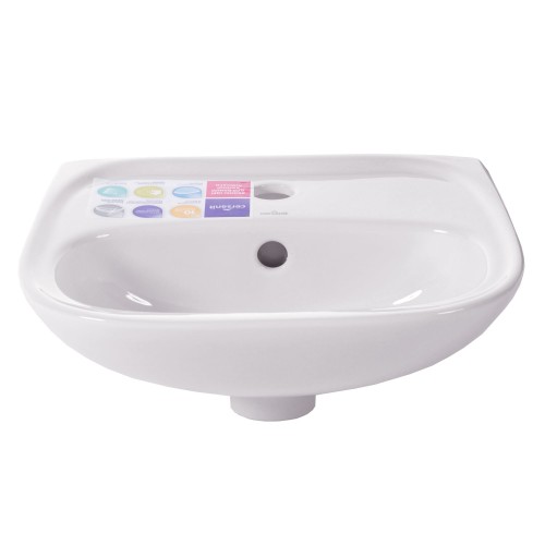 Мини-раковина Cersanit Market, 40 см, керамика, цвет белый