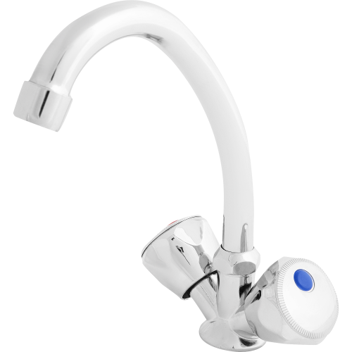 Смеситель для кухни Мария двухвентильный цвет хром