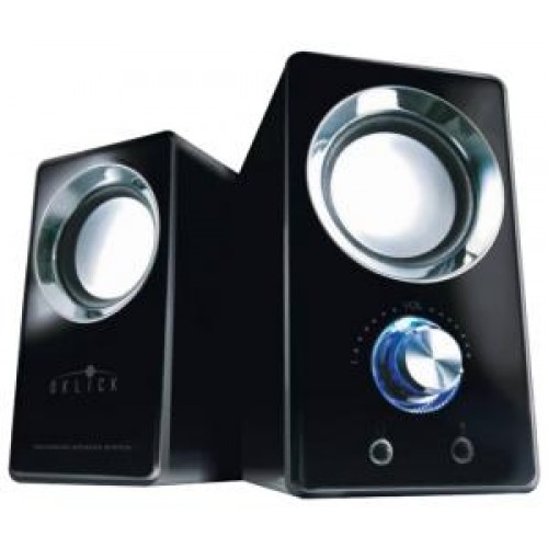 Акустическая система 2.0 Oklick OK-116 2.0 черный 6Вт