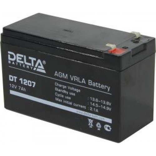 Аккумулятор DELTA DT 1207 (151x65x102) 12V 7Ah 