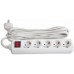 Удлинитель Buro BU-PS5.3/W 5 розеток, 3м, White
