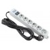 Фильтр сетевой Pilot-S (6 розеток) 3 м white