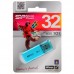 Накопитель USB 2.0 Flash Drive 32Gb Silicon Power Helios 101 Blue 