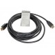 Кабель HDMI 19M-19M 15.0м ver.1.4+3D TV-COM черный,позол.разъемы,экран (CG150S-15M)