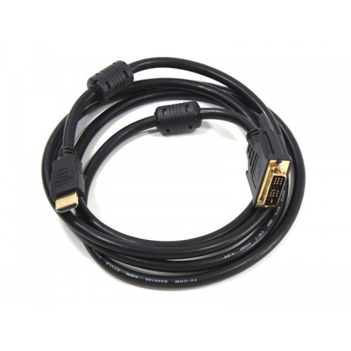 Кабель HDMI-DVI-D (M) Dual link 2м, черный