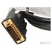 Кабель DVI-D(m) -> DVI-D(m) GOLD 1.8м, ферритовый фильтр, черный