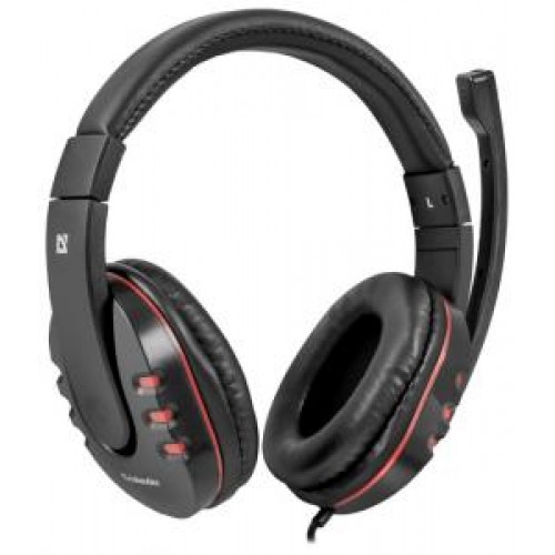 Гарнитура Defender Warhead G-160, black 2.5м