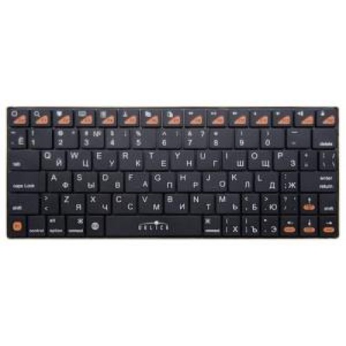 Клавиатура Oklick 840S черный беспроводная BT slim