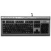 Клавиатура A4 KLS-7MUU серебристый/черный USB slim Multimedia